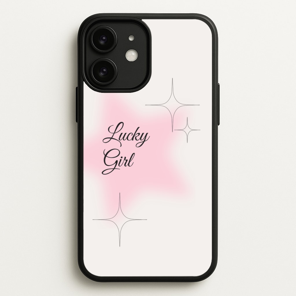 Lucky Girl - Clean Girl Aesthetic Phone Case
