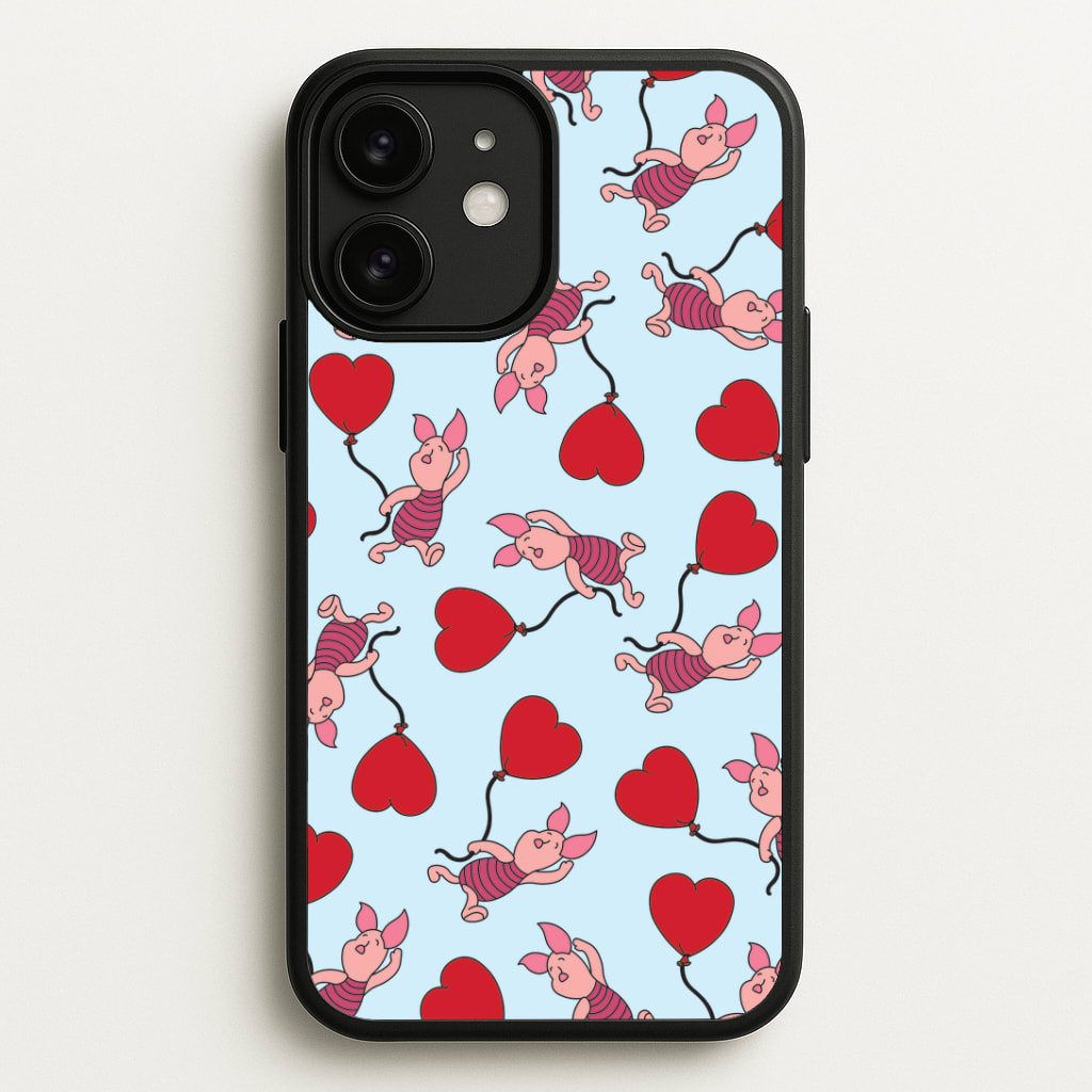 Baby Pig With Balloon Pattern Phone Case