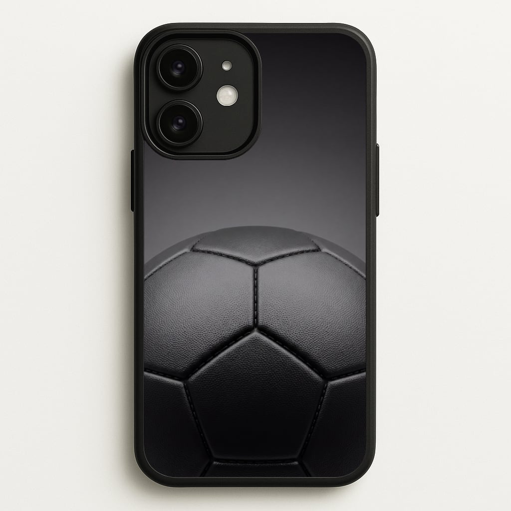 Black Football Phone Case