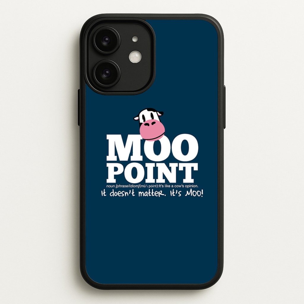 A Moo Point Phone Case