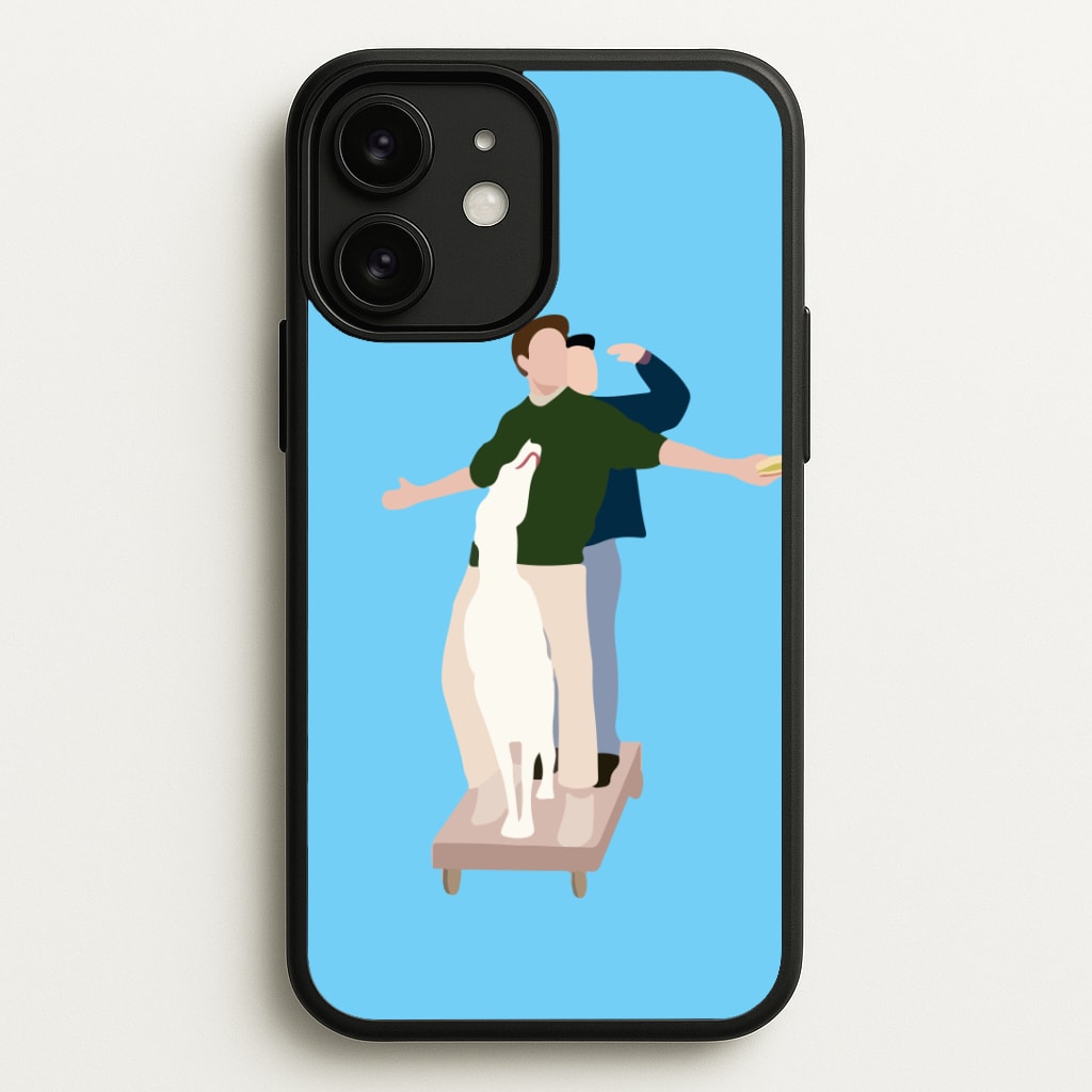 Two Men And A Dog Phone Case