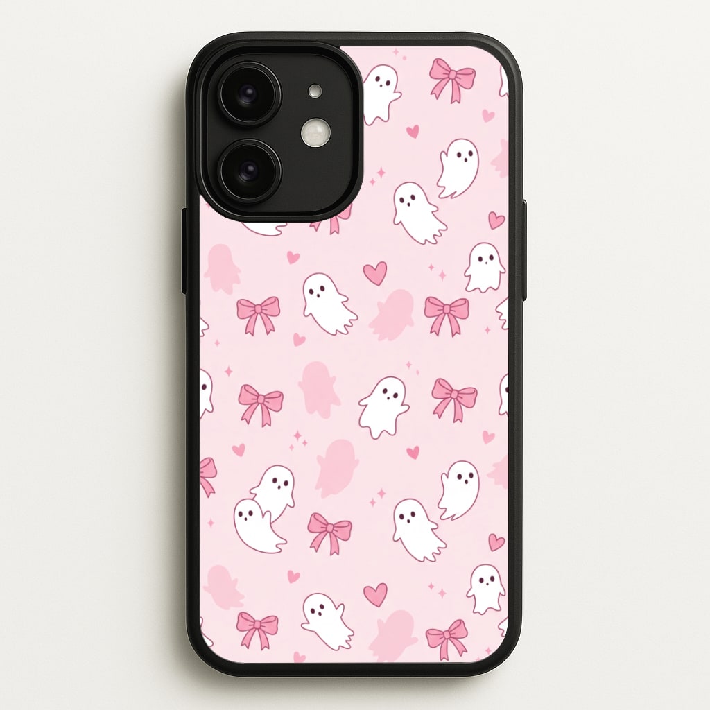 Pink Ghosts And Bows Phone Case
