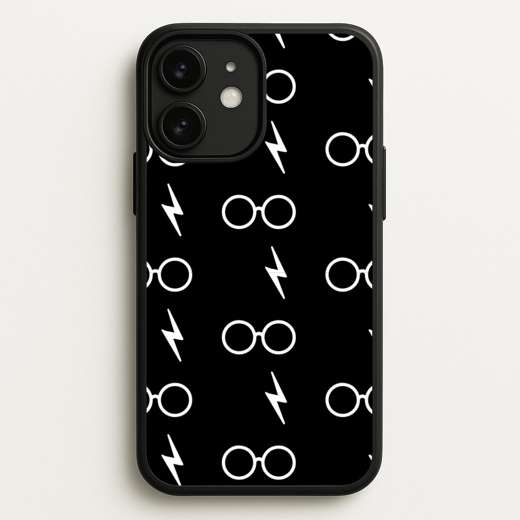 Glasses & Scar Pattern Phone Case