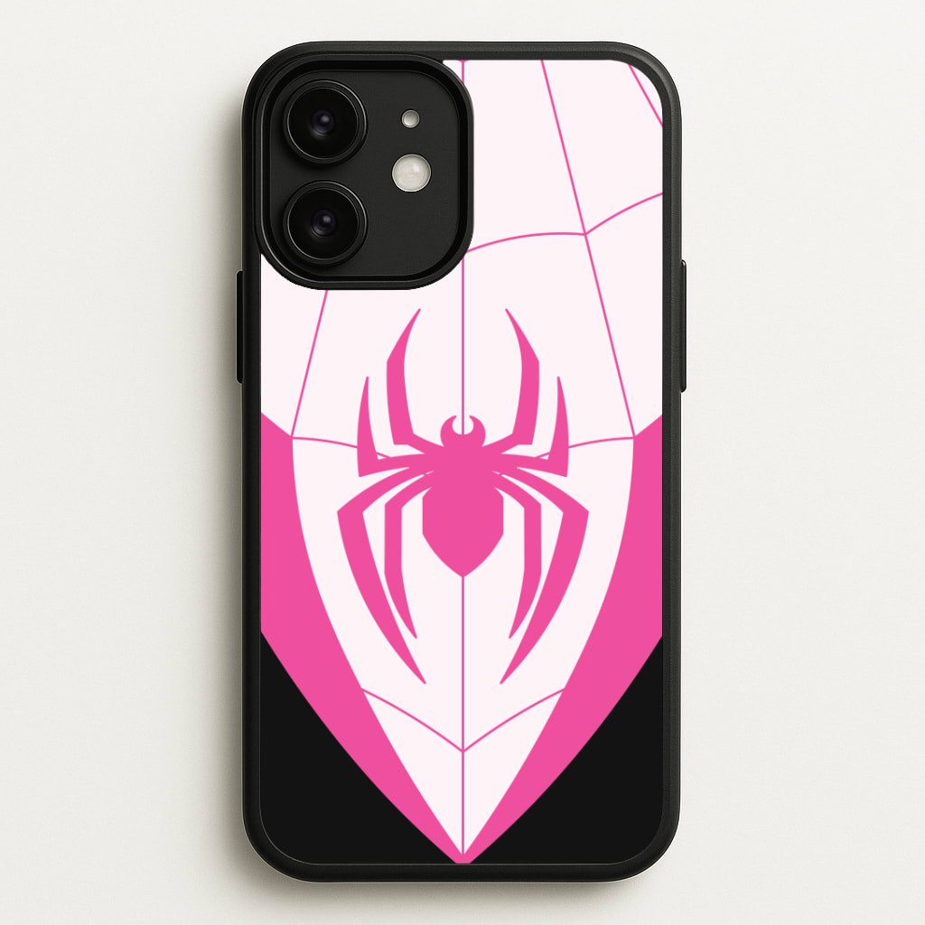 Pink And Black Spider Costume Phone Case
