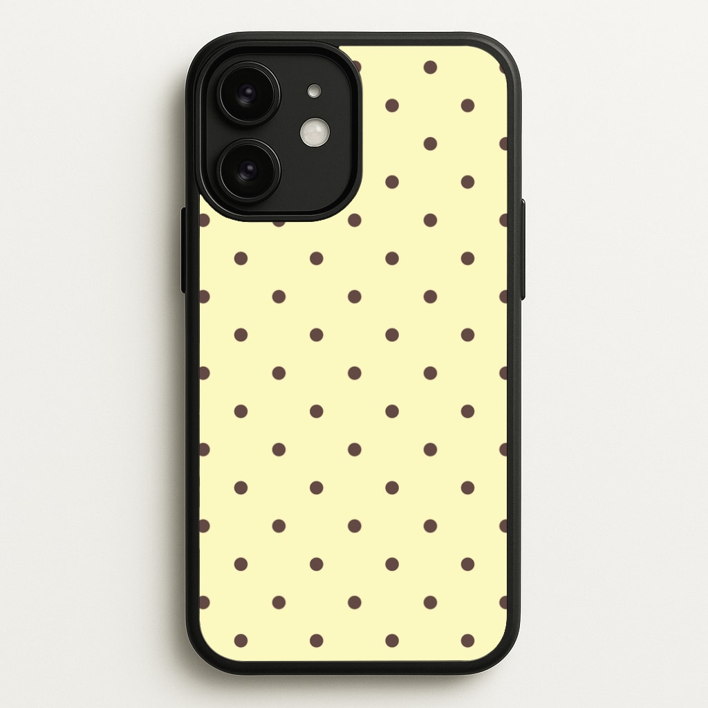 Vanilla & Chocolate Polka Dots Phone Case