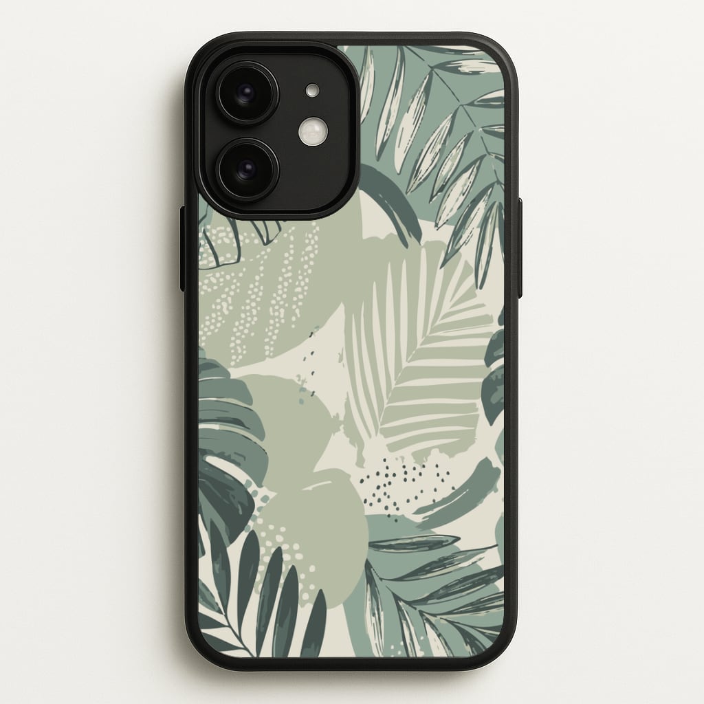 Green Leaf Pattern - Foliage Phone Case