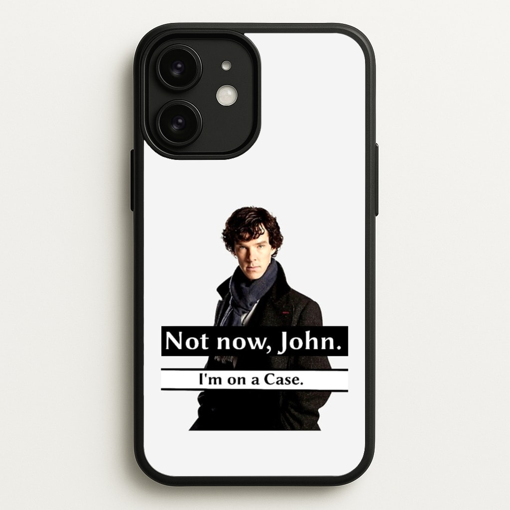 I'm on a Case Holmes Pun Phone Case
