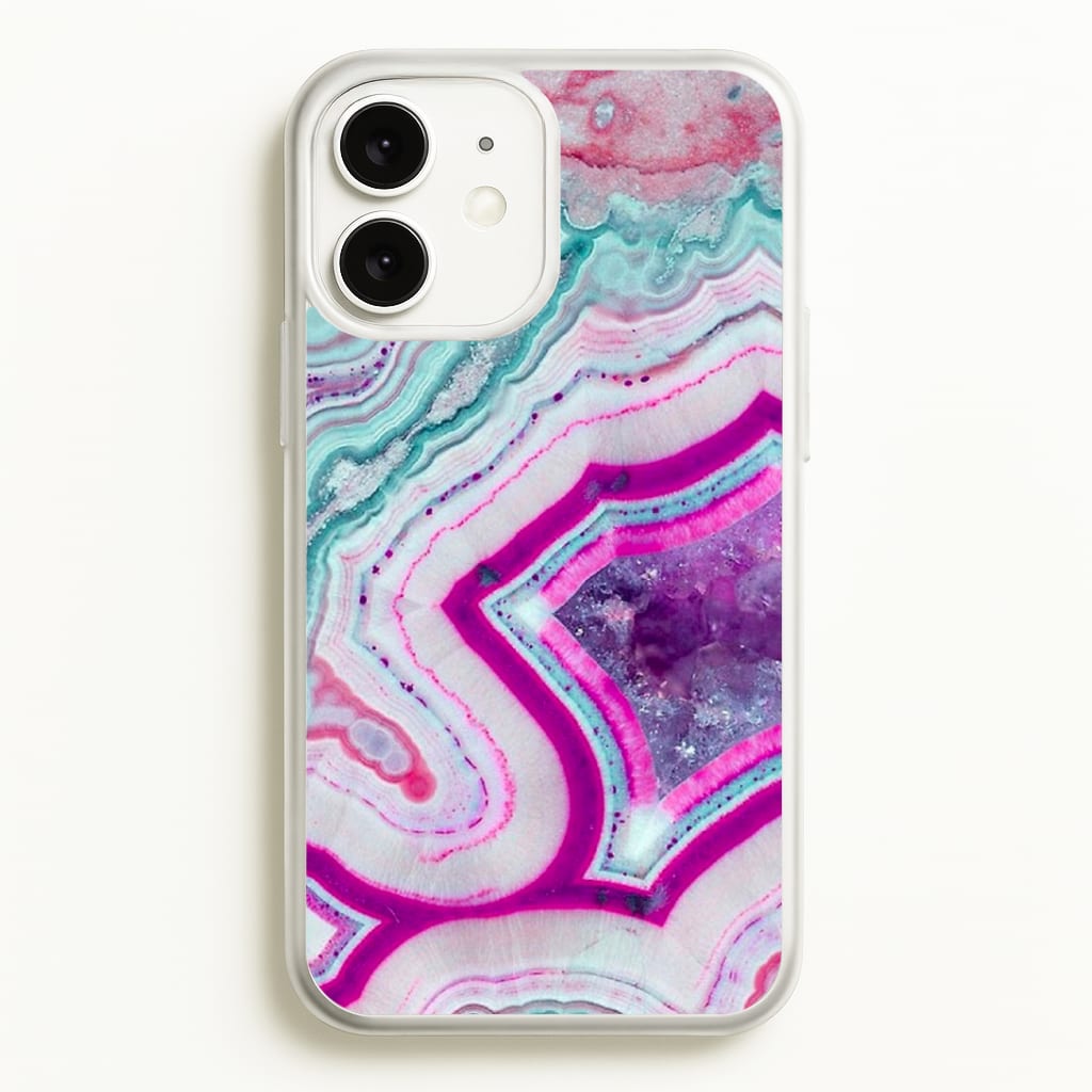 Purple Geode Pattern Phone Case