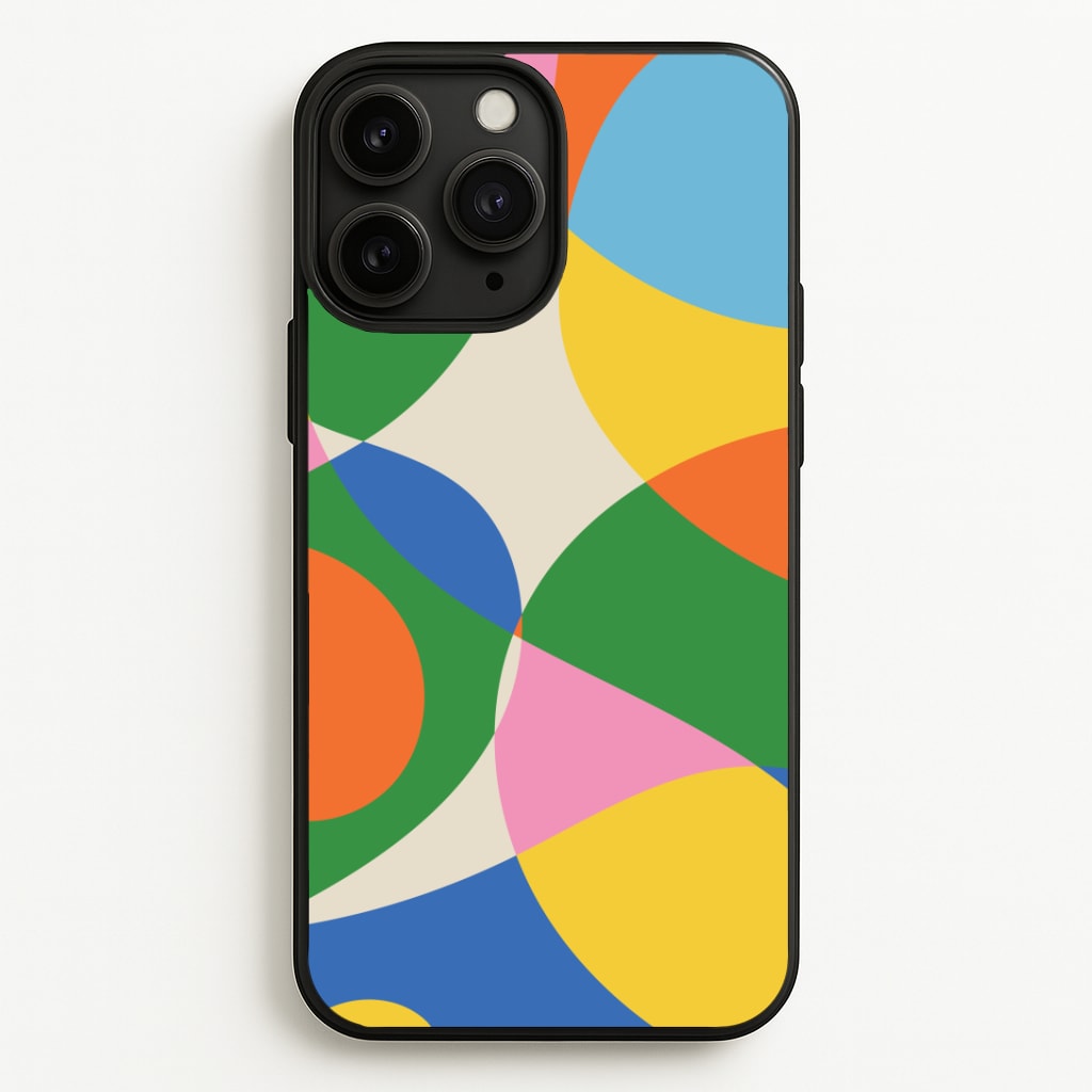 Colourful Abstract Shapes Pattern Phone Case