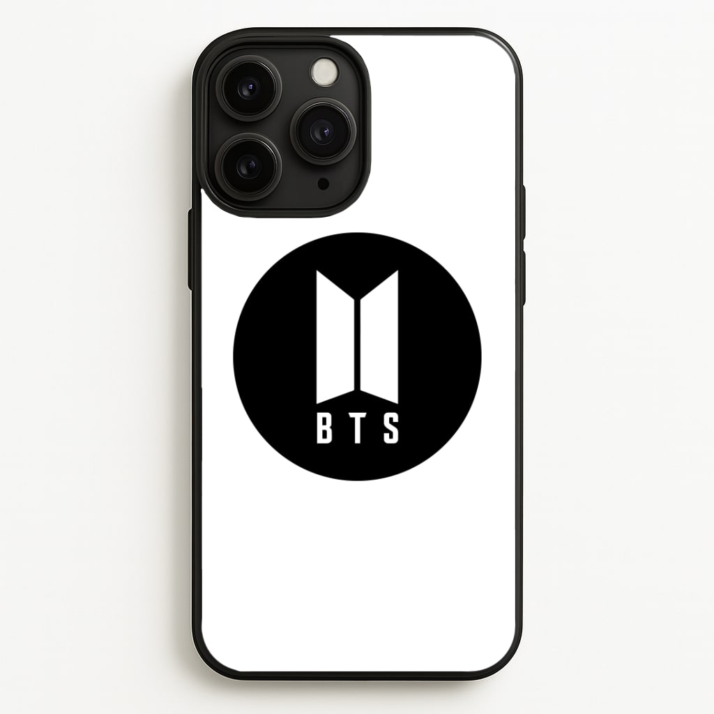 BTS logo Black - K Pop Phone Case