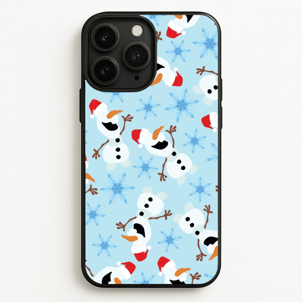 Snowman Pattern Phone Case