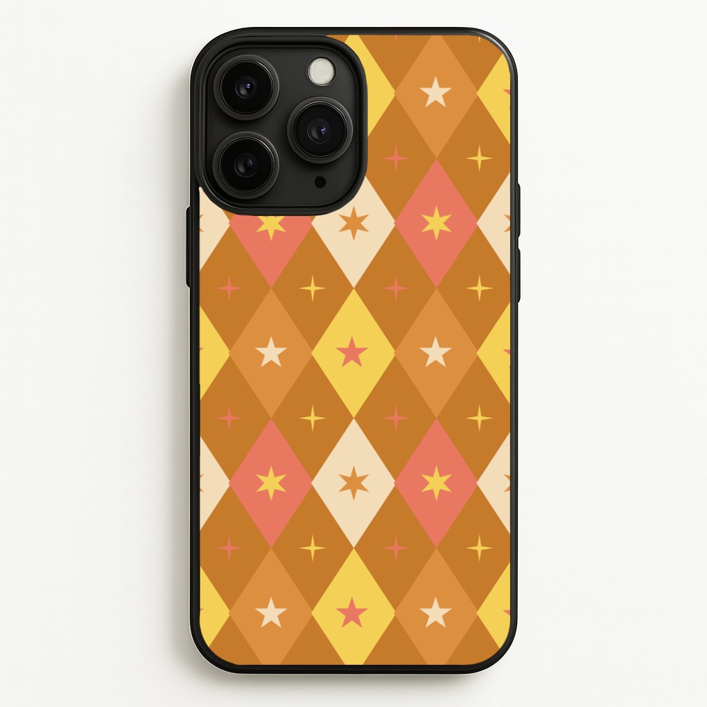 Retro Christmas Argyle Pattern Phone Case