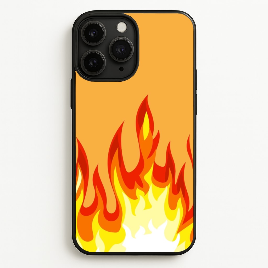 Orange Flame Phone Case