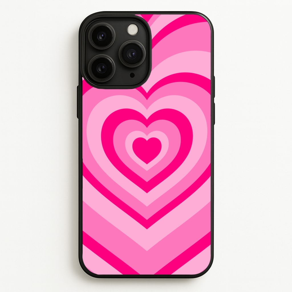 Pink - Colourful Hearts Phone Case