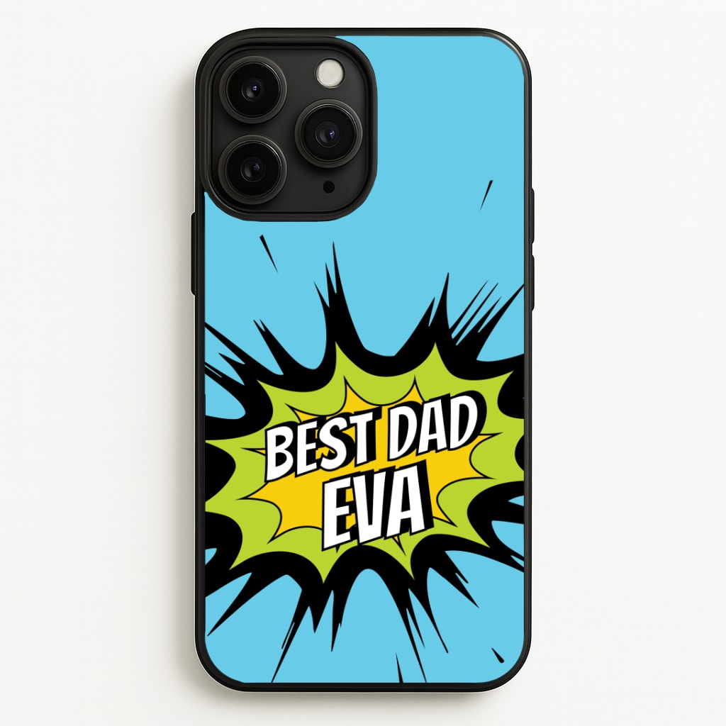 Comic Book Best Dad Eva Phone Case