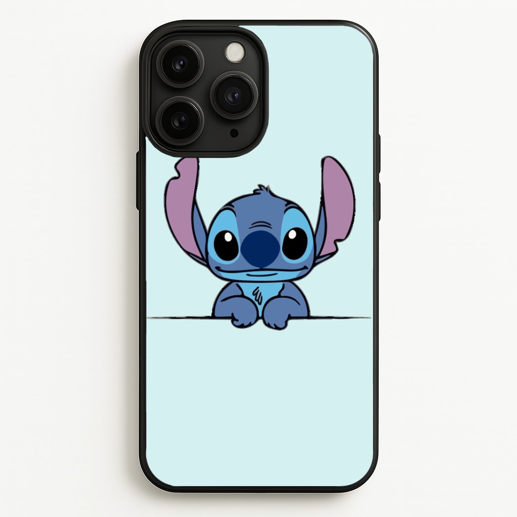 Alien Blue Leaning Phone Case
