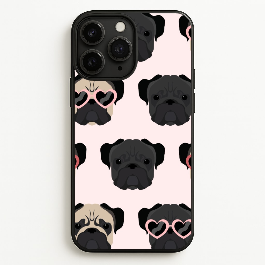 Sunny Pug Life - Dog Pattern Phone Case