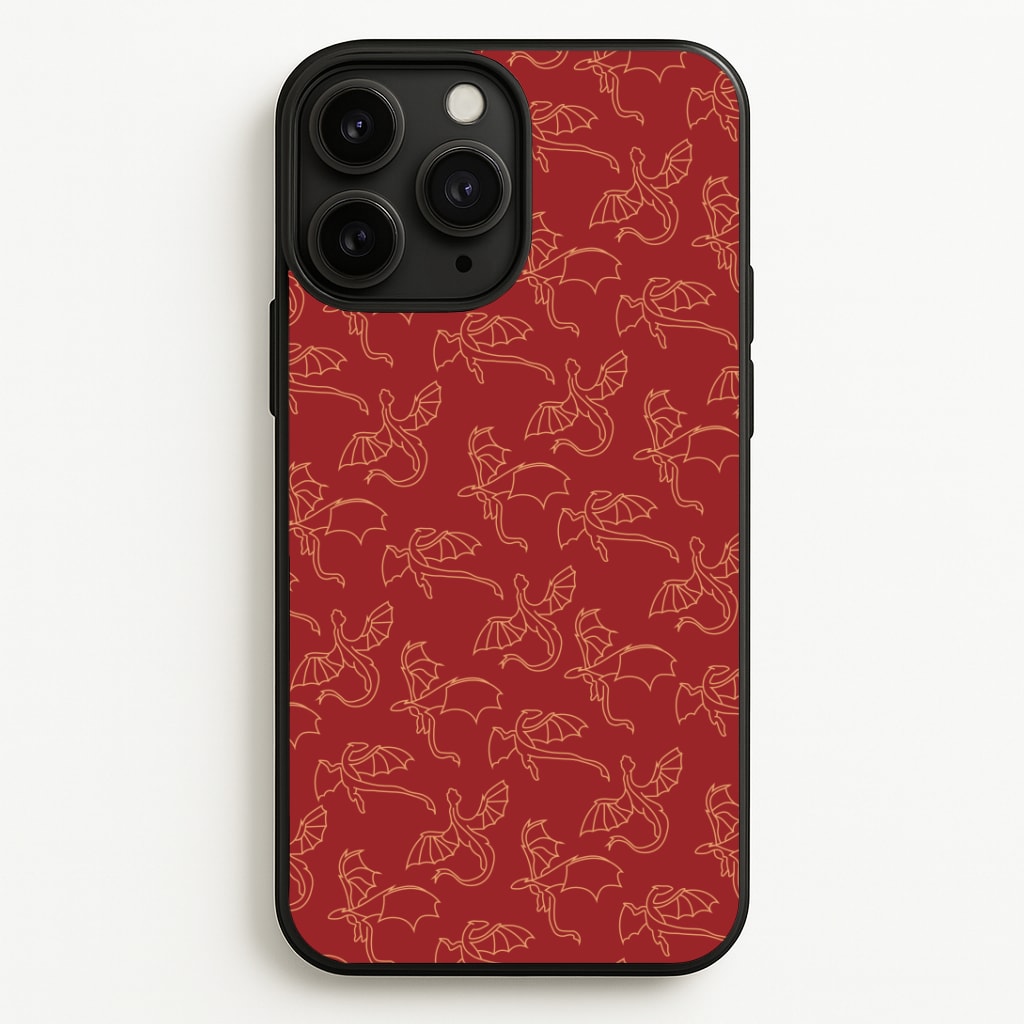 Flying Dragons - Dragon Patterns Phone Case