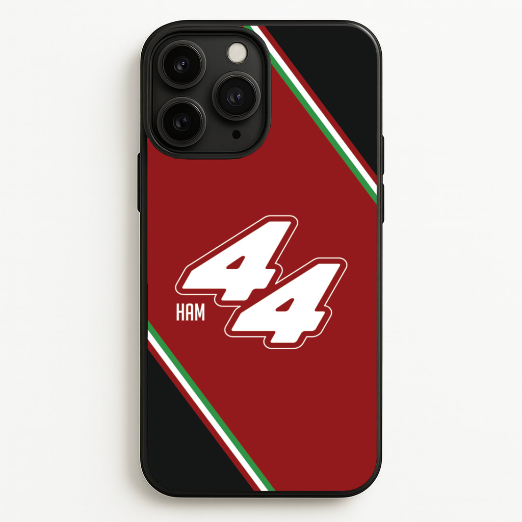 Dark Red Retro 44 Phone Case
