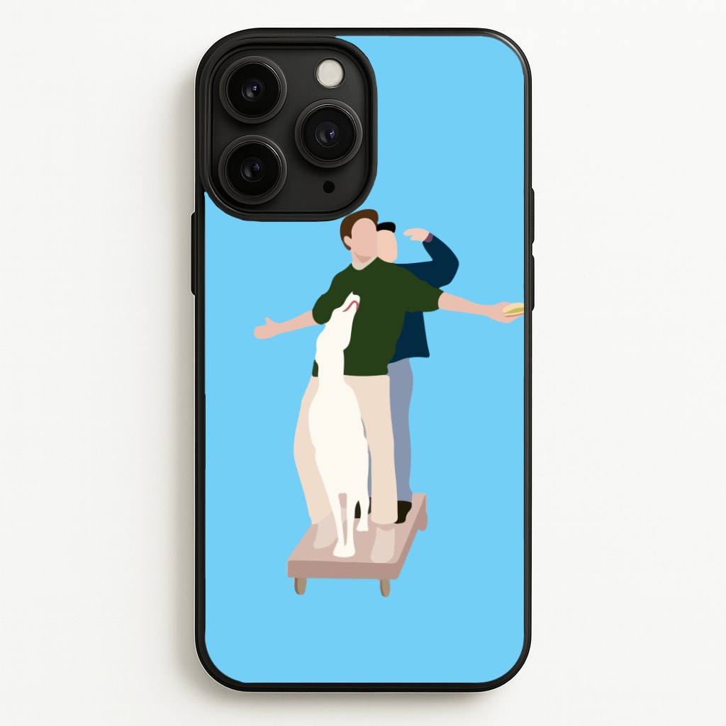 Two Men And A Dog Phone Case
