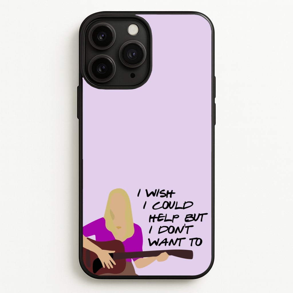 I Wish I Could Help But I Don't Want To Phone Case