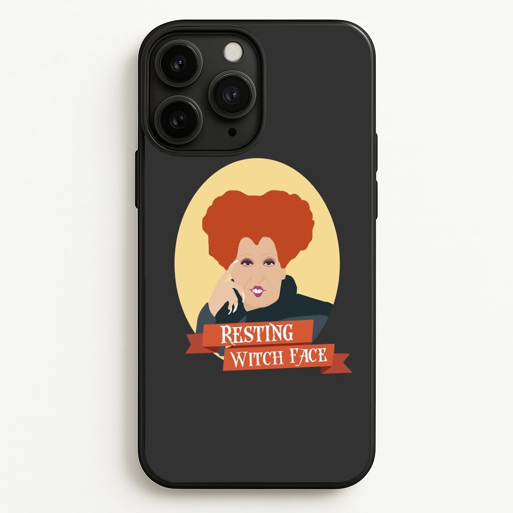 Resting Witch Face - Hocus Halloween Phone Case
