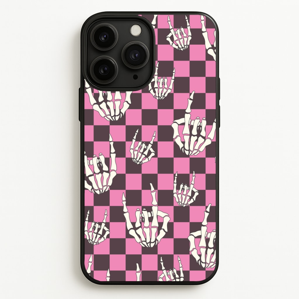 Rock On Skeleton Phone Case