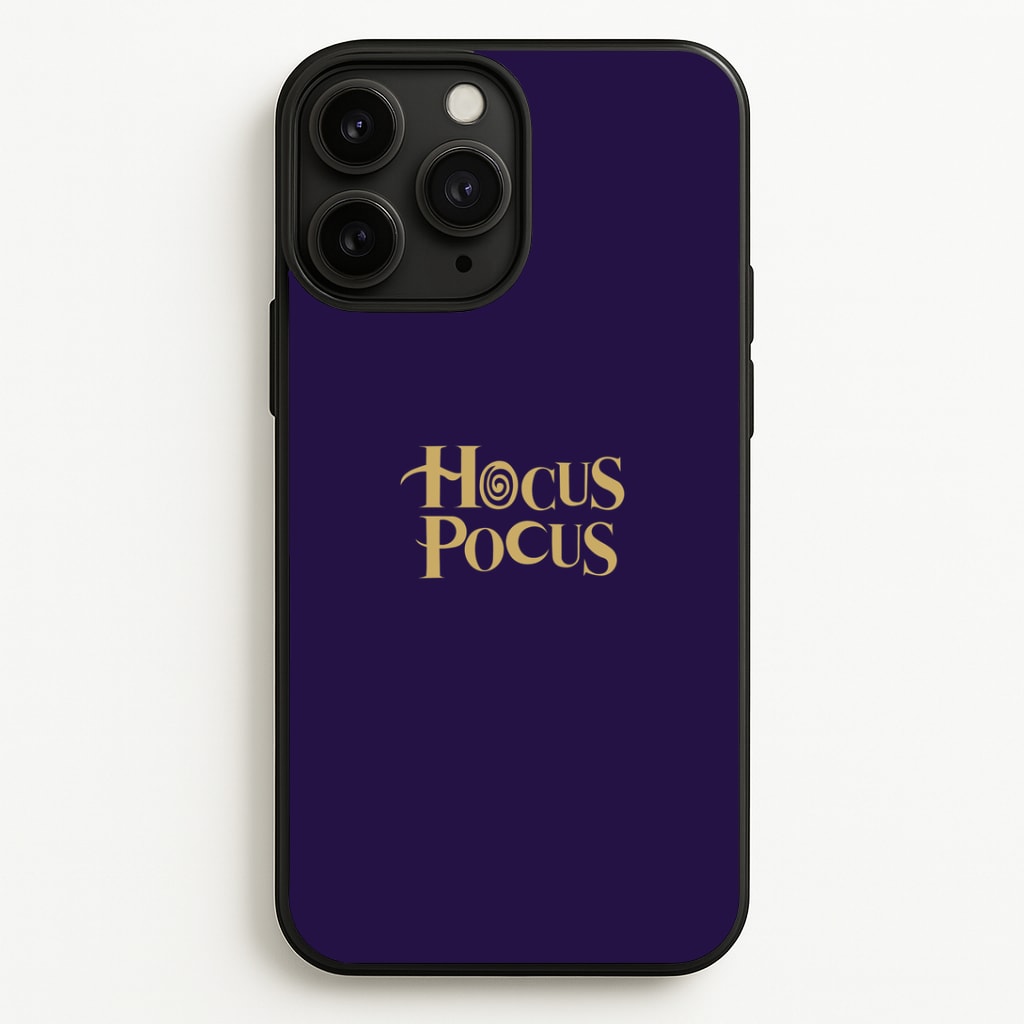 Text - Hocus Halloween Phone Case
