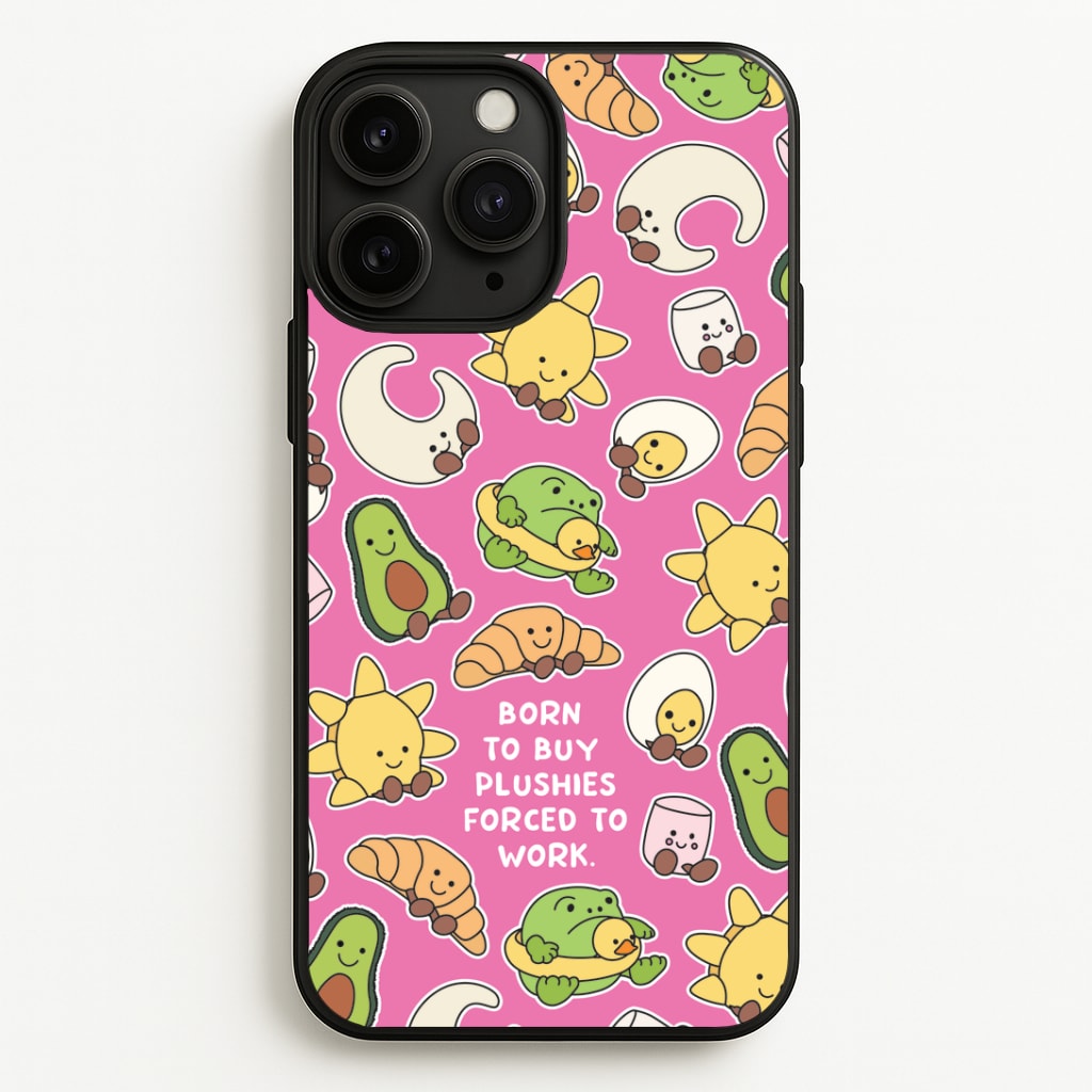 Born To Buy Plushy Phone Case