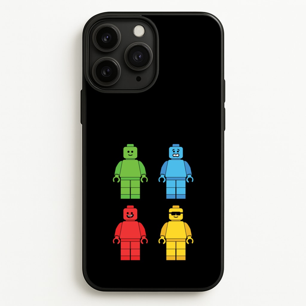 Bricks Figures Rainbow Phone Case