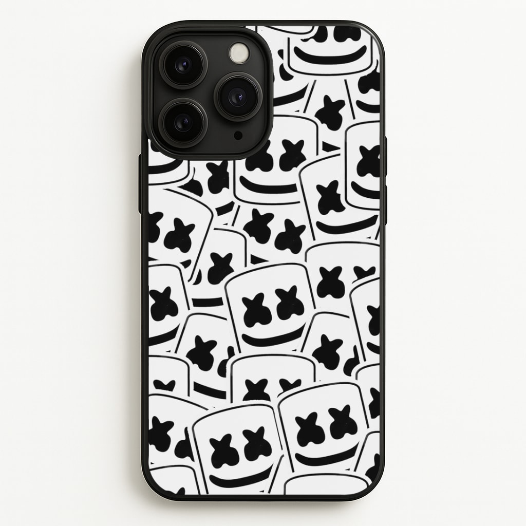 Collage - White Helmet DJ Phone Case
