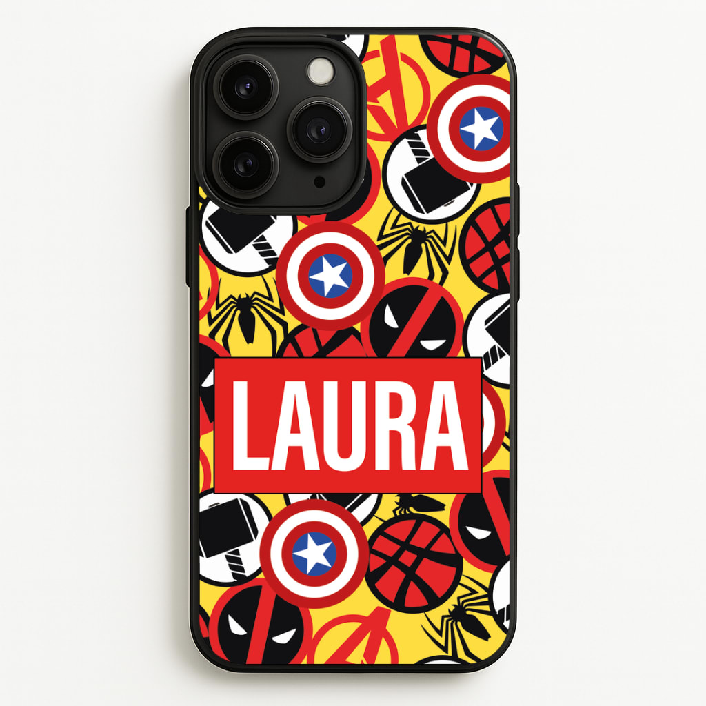 Collage - Personalised Superhero Comic Phone Case