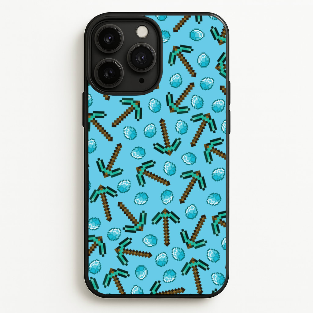 Diamond Axe Pattern Phone Case