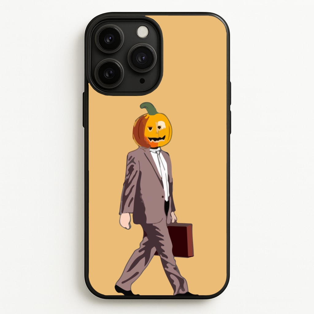 Dwight Pumpkin Head Phone Case