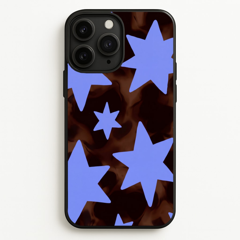 Tortoiseshell Star Scatter Phone Case