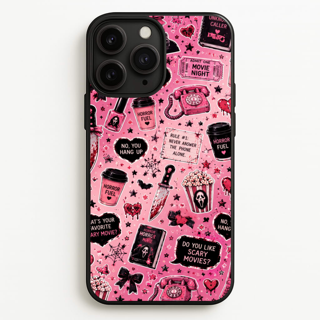 Horror Movie Pink Pattern Phone Case
