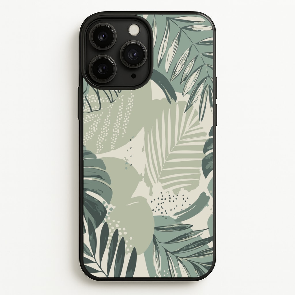 Green Leaf Pattern - Foliage Phone Case