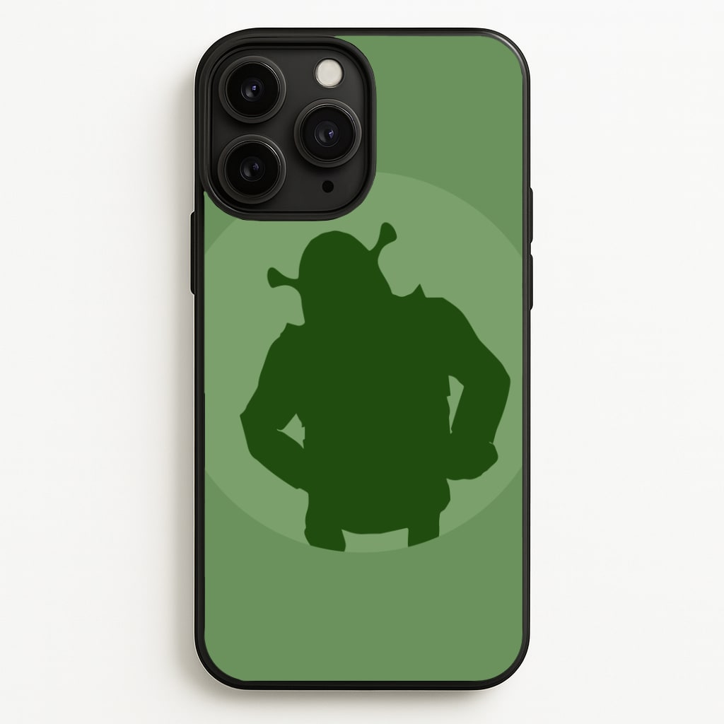Green Ogre Outline Phone Case