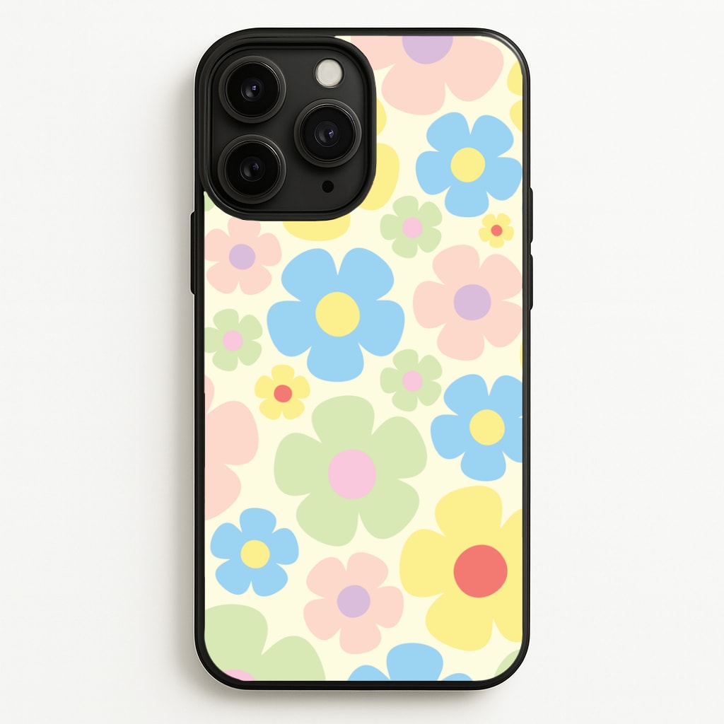 Rainbow Flowers Pattern Phone Case