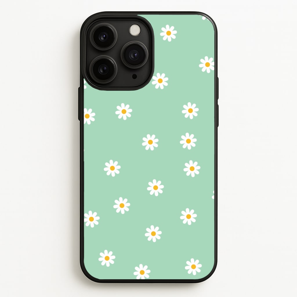 Teal Daisies Phone Case