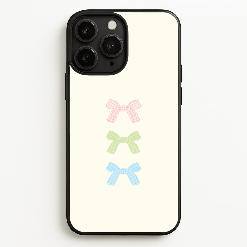 Gingham Tiered Ties Phone Case