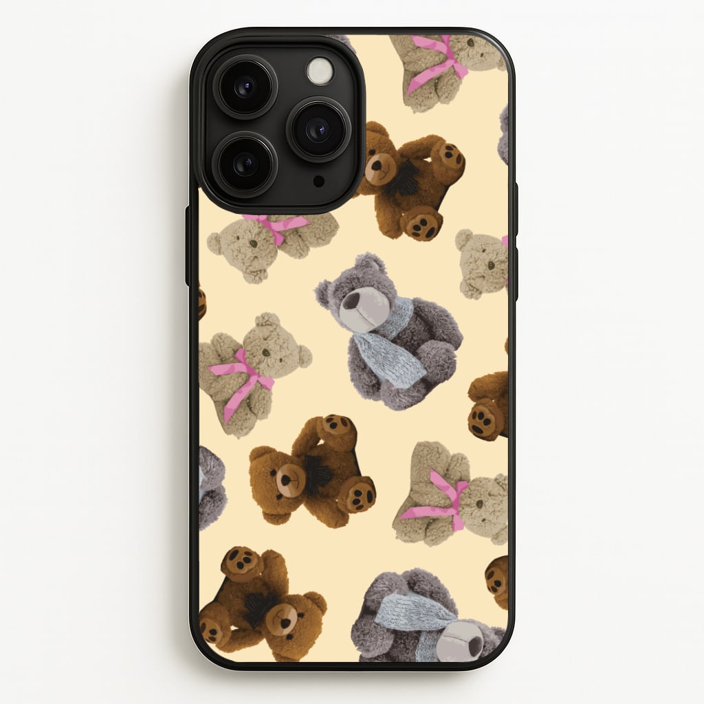 Assortment Of Teddies Pattern Phone Case