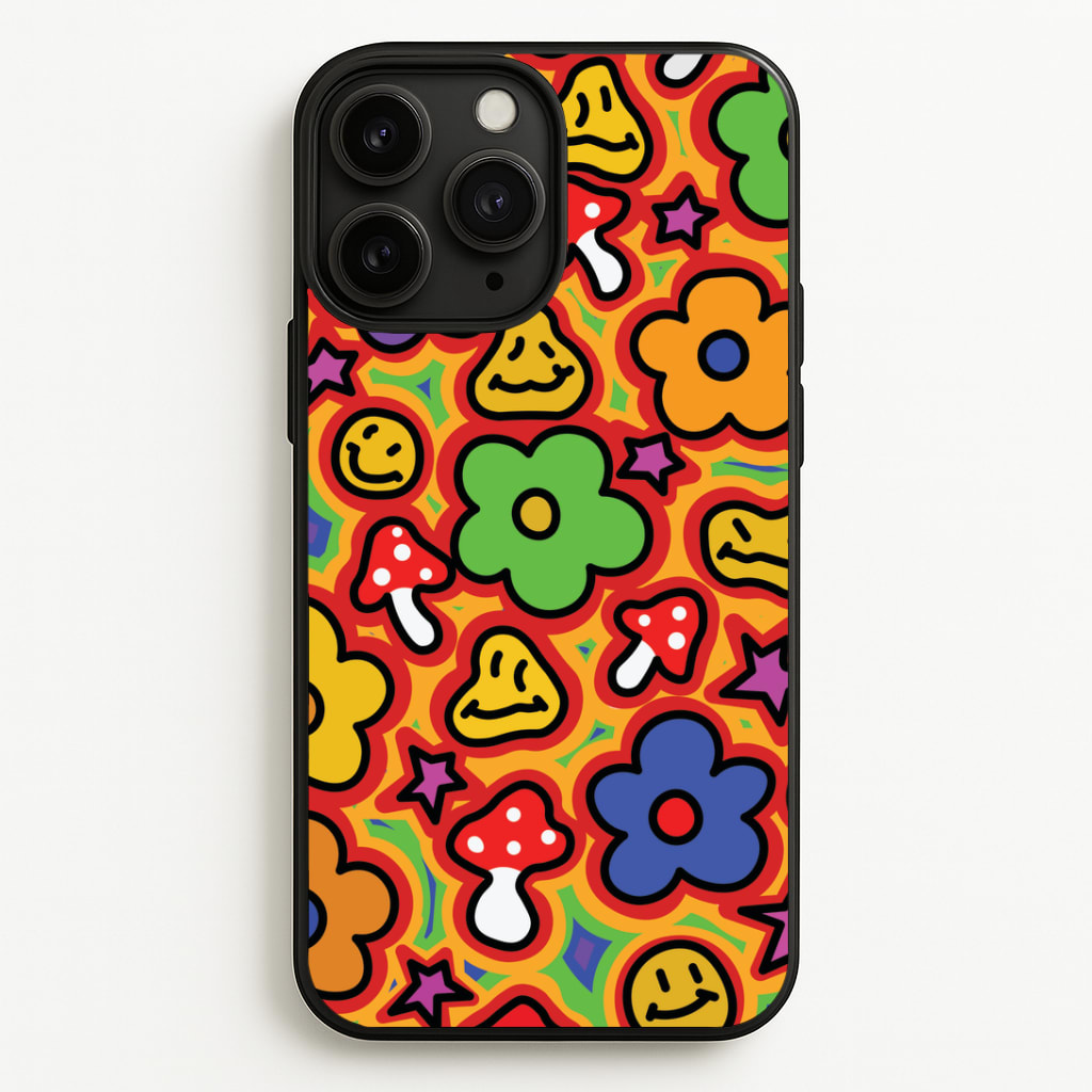 Rainbow Trip - Trippy Patterns Phone Case