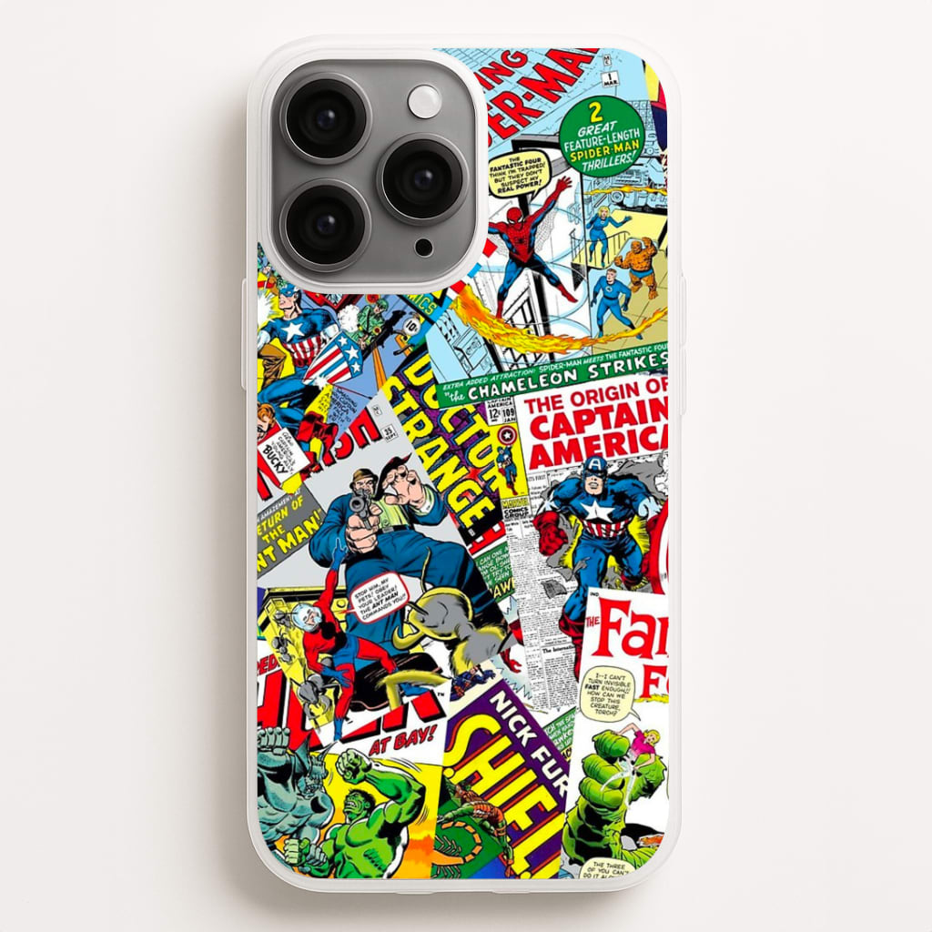 Superhero Comic Comics Pattern Phone Case