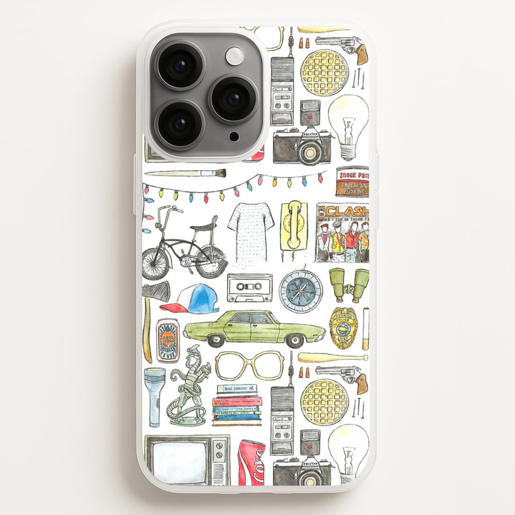 Stranger Objects Illustration Phone Case