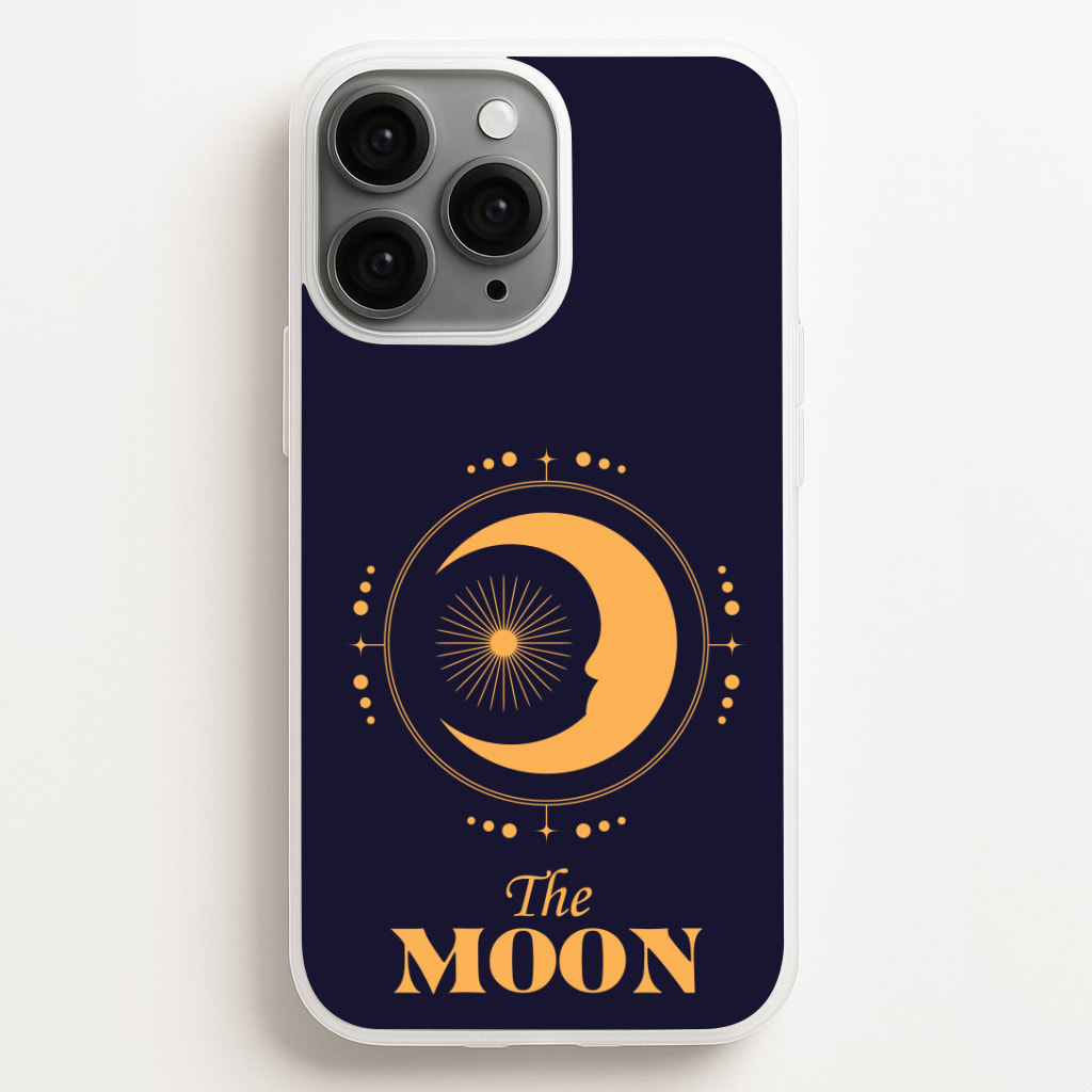 The Moon Dark Blue Phone Case