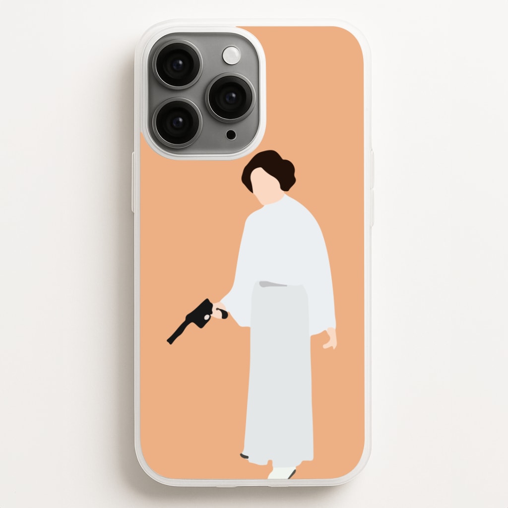 Leia Faceless With Gun Phone Case
