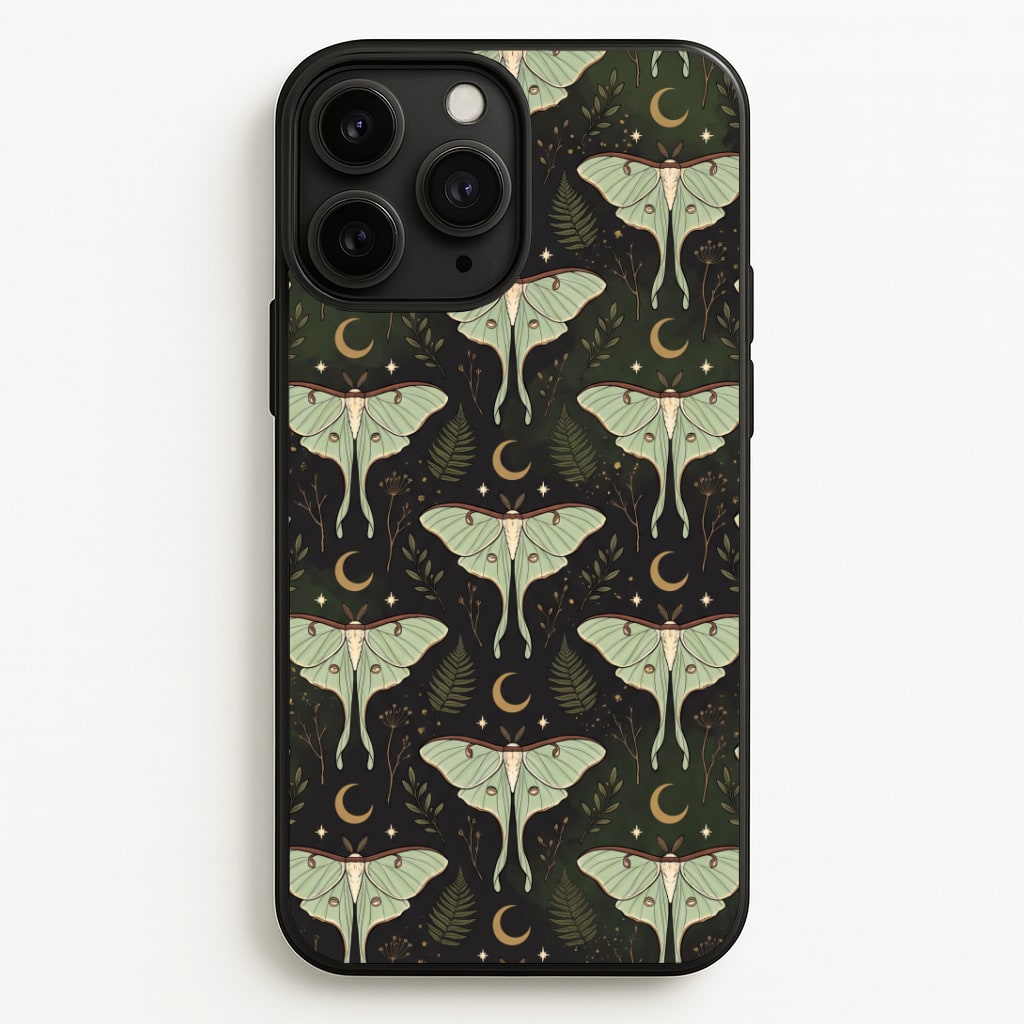 Moonlit Luna Moths Phone Case