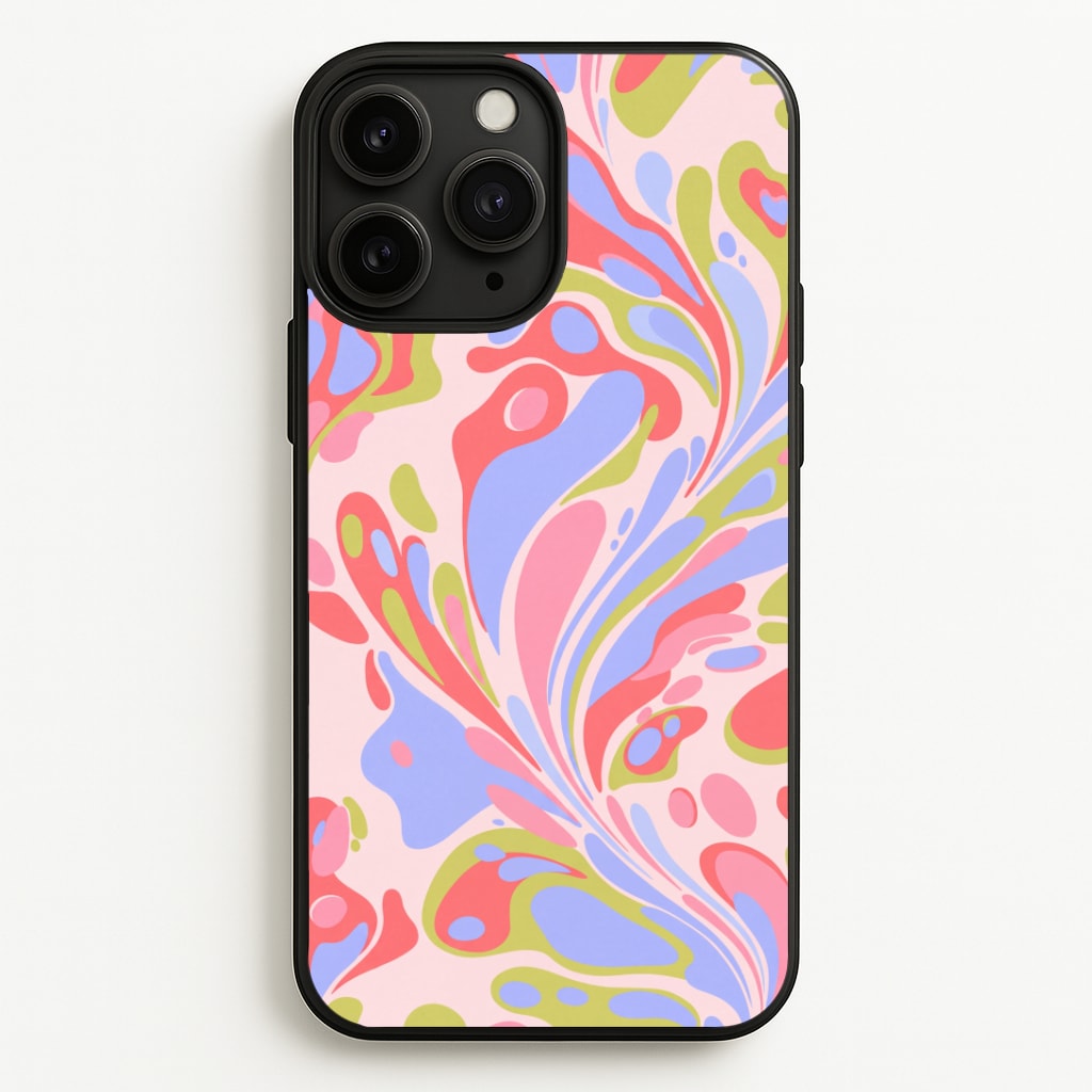 Pastel Marble Swirl Phone Case