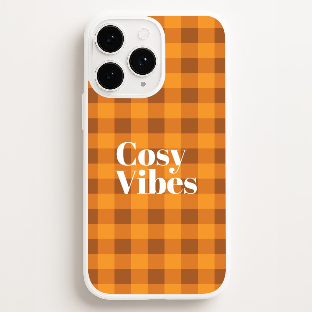 Checkered Cosy Vibes Phone Case